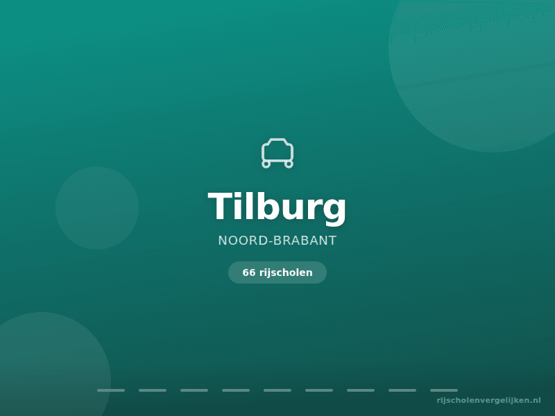 Rijscholen in Tilburg